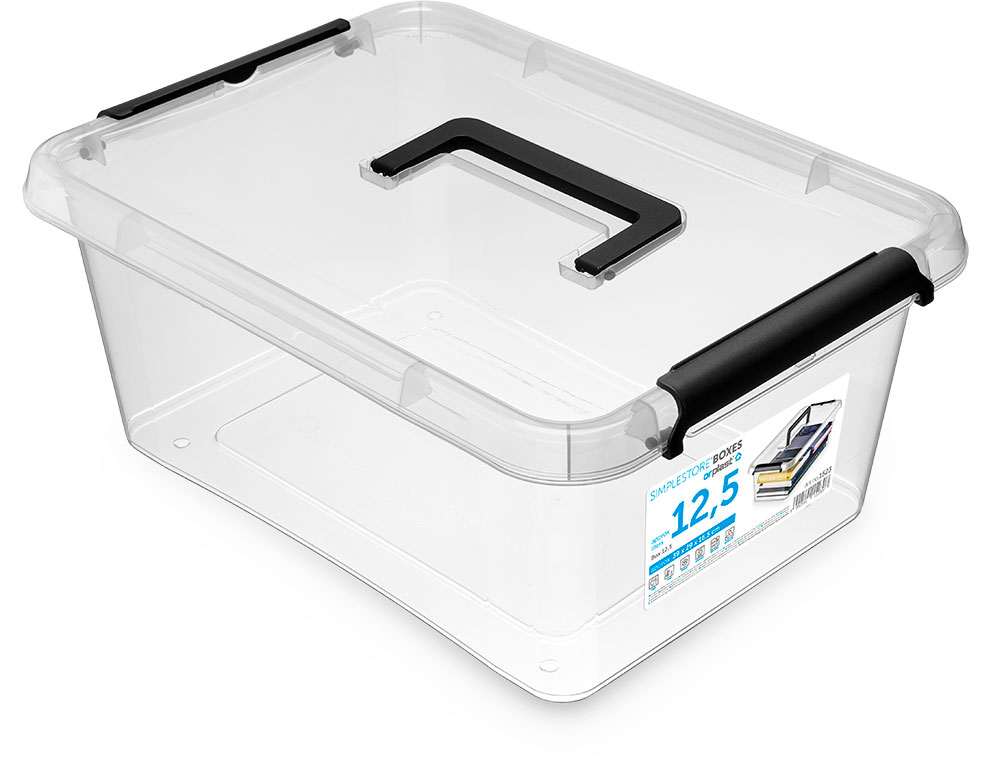 

Pojemnik Organizer Plastikowy Pudło Pokrywa 12,5L