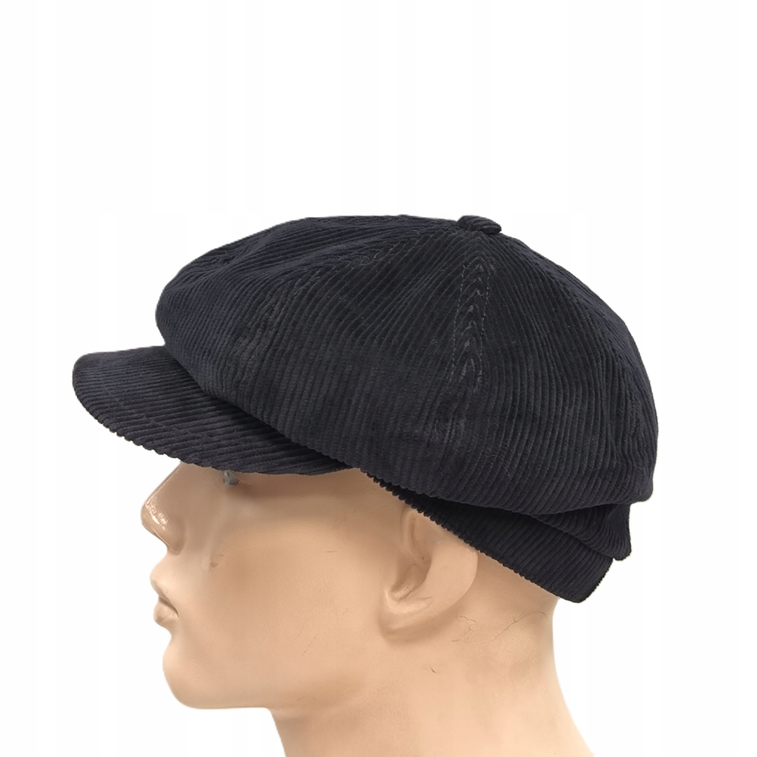 Pánský dámský kabát s kšiltem Černý Štruk Leninů Peaky Blinders 57 cm