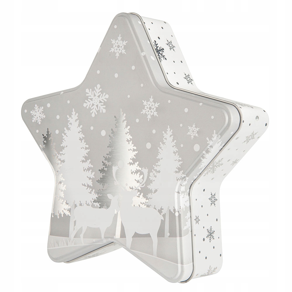 

Puszka na ciastka i pierniki świąteczna Gwiazdka