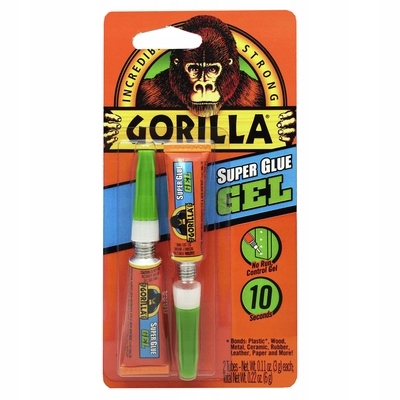

Klej Błyskawiczny Gęsty Żel Gorilla 2x3g Tubka Moc