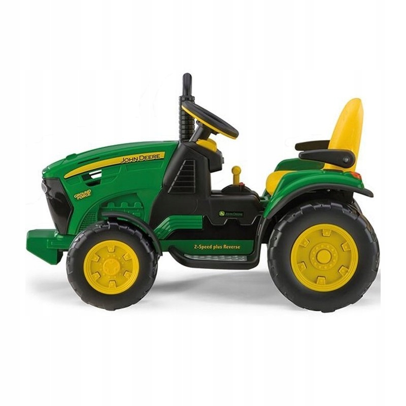 PEG PEREGO JOHN DEERE GROUND FORCE traktor 12V + Kolor Zielony Żółty