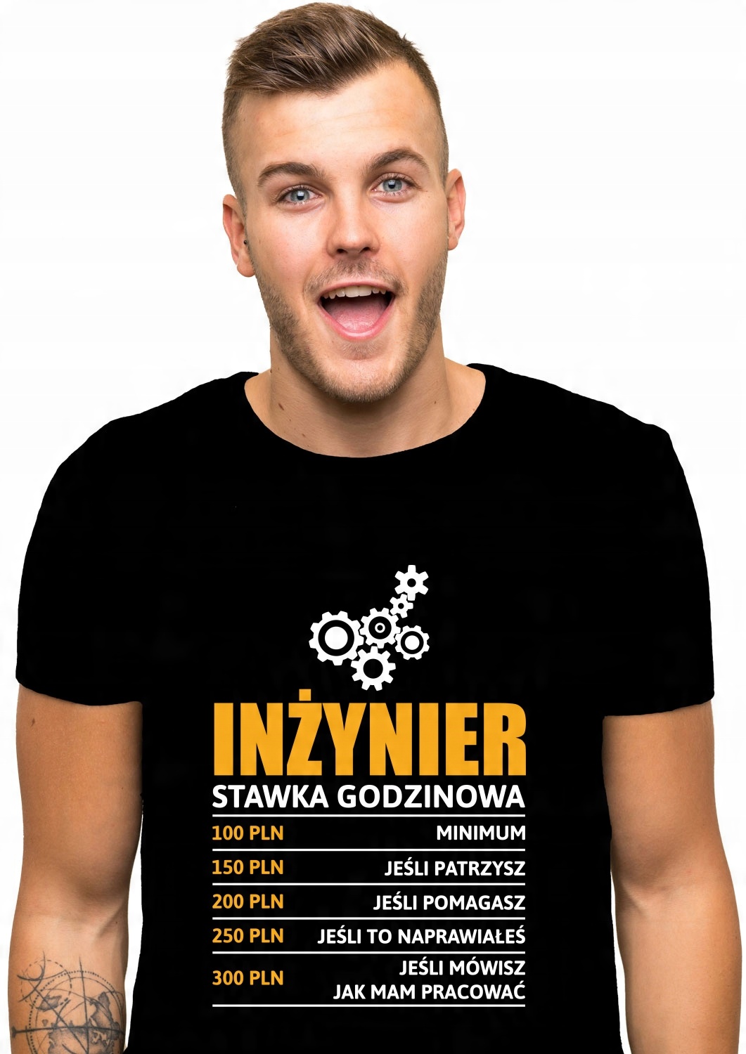 

koszulka Inżynier stawka godzinowa prezent