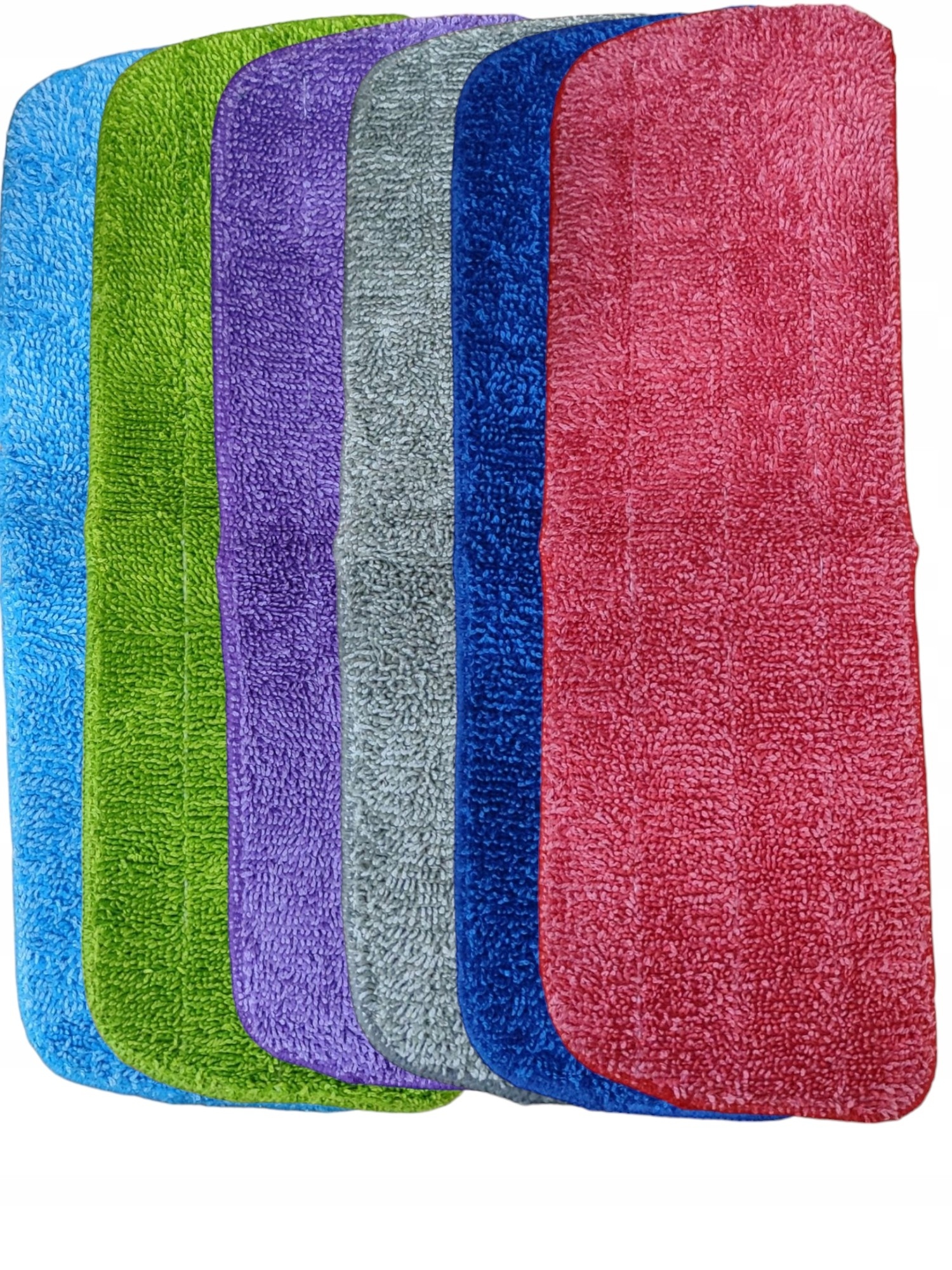 WKŁAD DO MOPA NA RZEP 6szt SPRAY MOP ZE SPRYSKIWACZEM PŁASKI WKŁAD NAKŁADKA