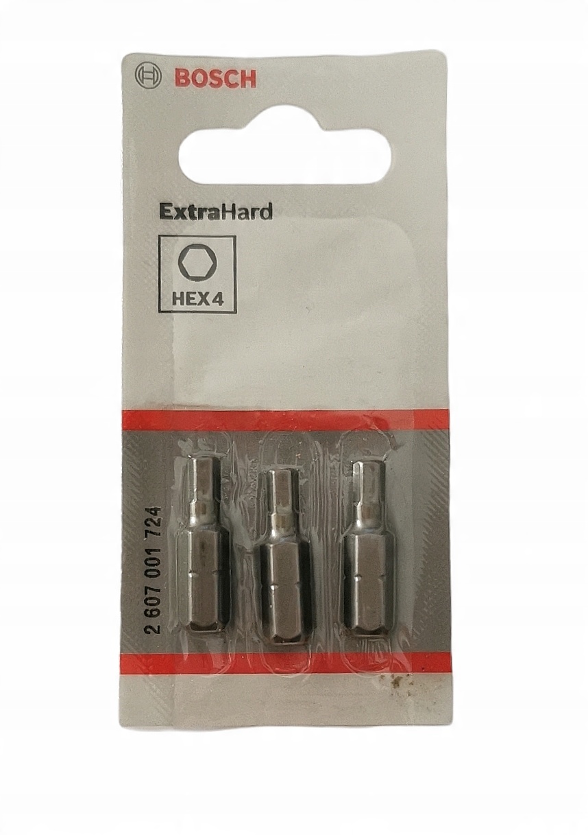 

Bosch Zestaw bitów HEX4 ExtraHard 25mm 3 sztuki