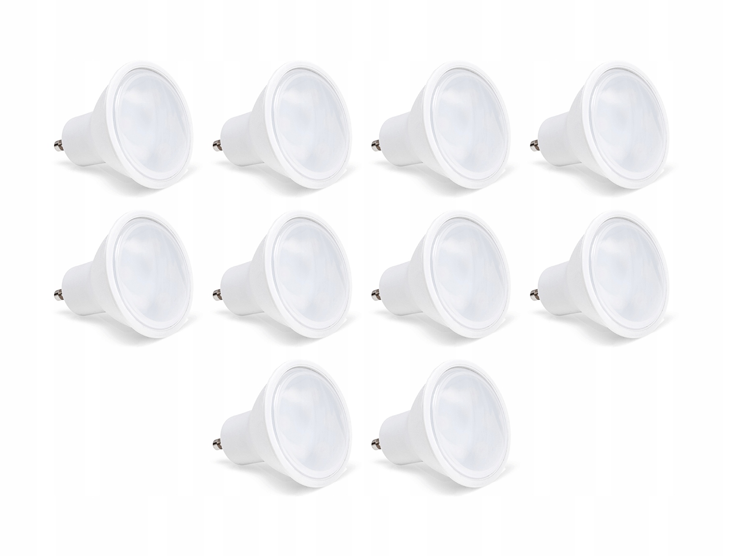 

Żarówka Led GU10 5W 3000K 10szt Komplet Zestaw