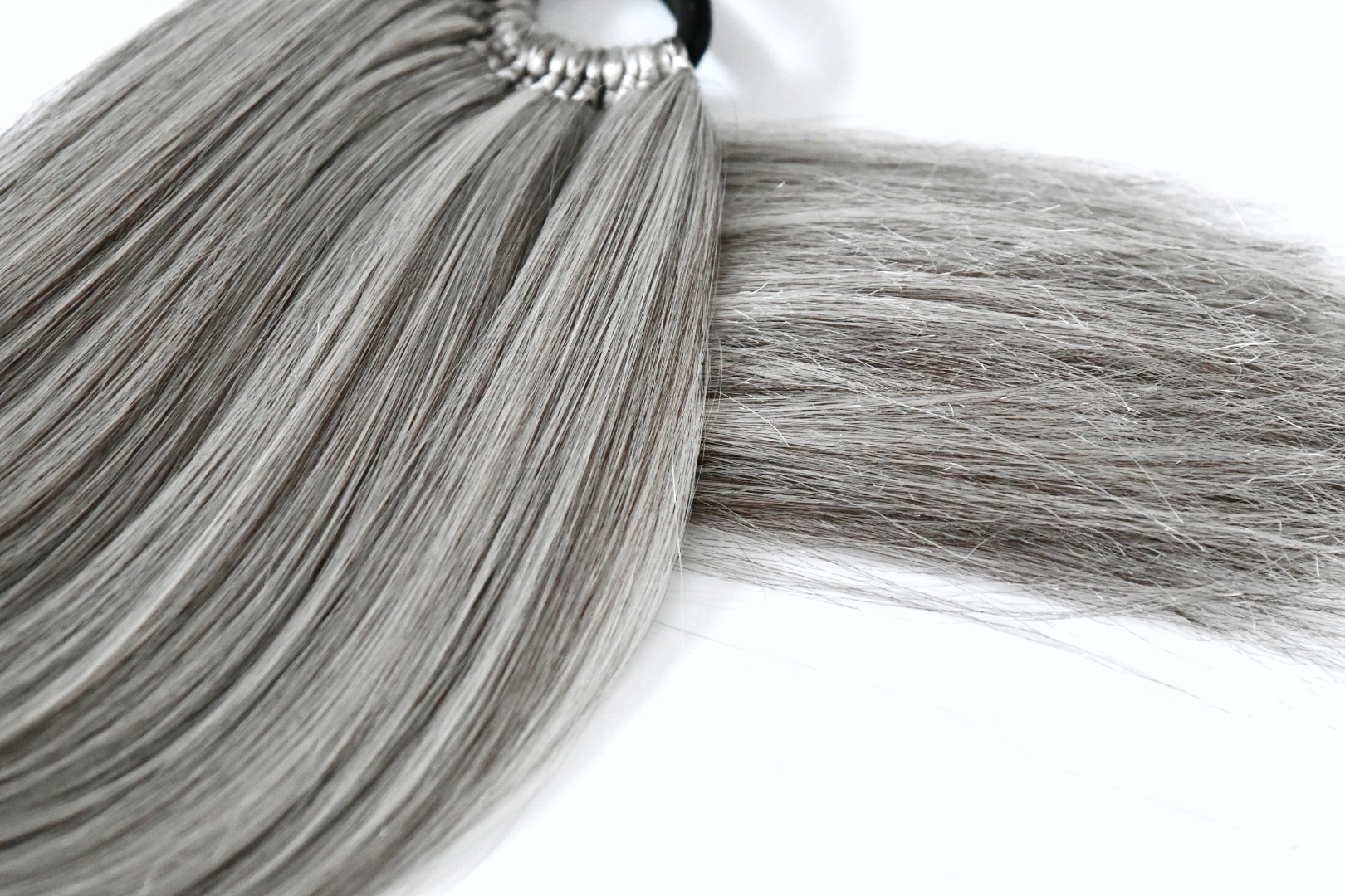 Culík na gumičce, prodloužení culíku Pepř a sůl XL 160g