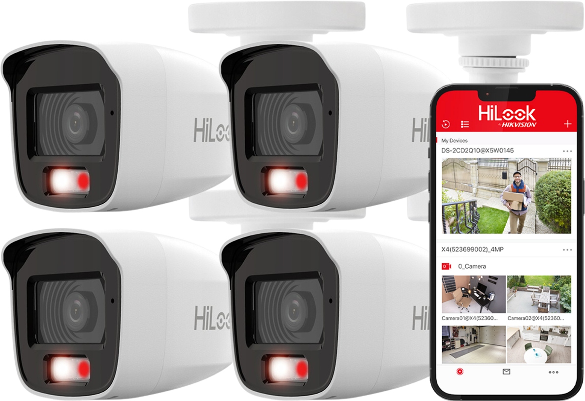 Full Hd kamera x4 pre analógové monitorovanie Ahd HiLook TVICAM-B2M-20DL