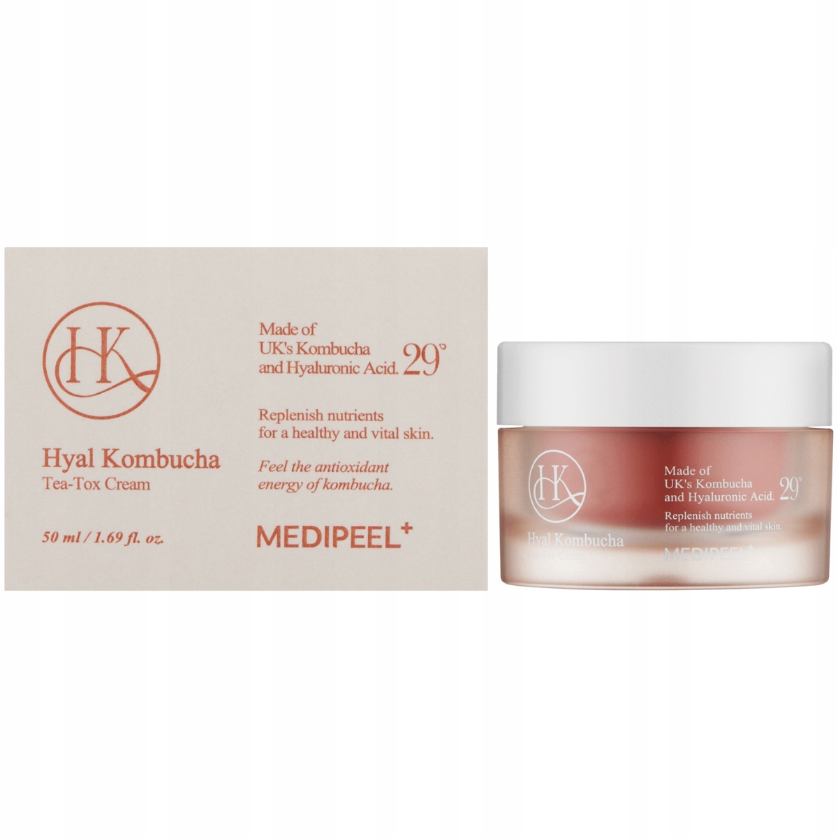 Medi-peel – Hyal Kombucha Tea-Tox Cream, 50 ml – krém posilující kombuchu