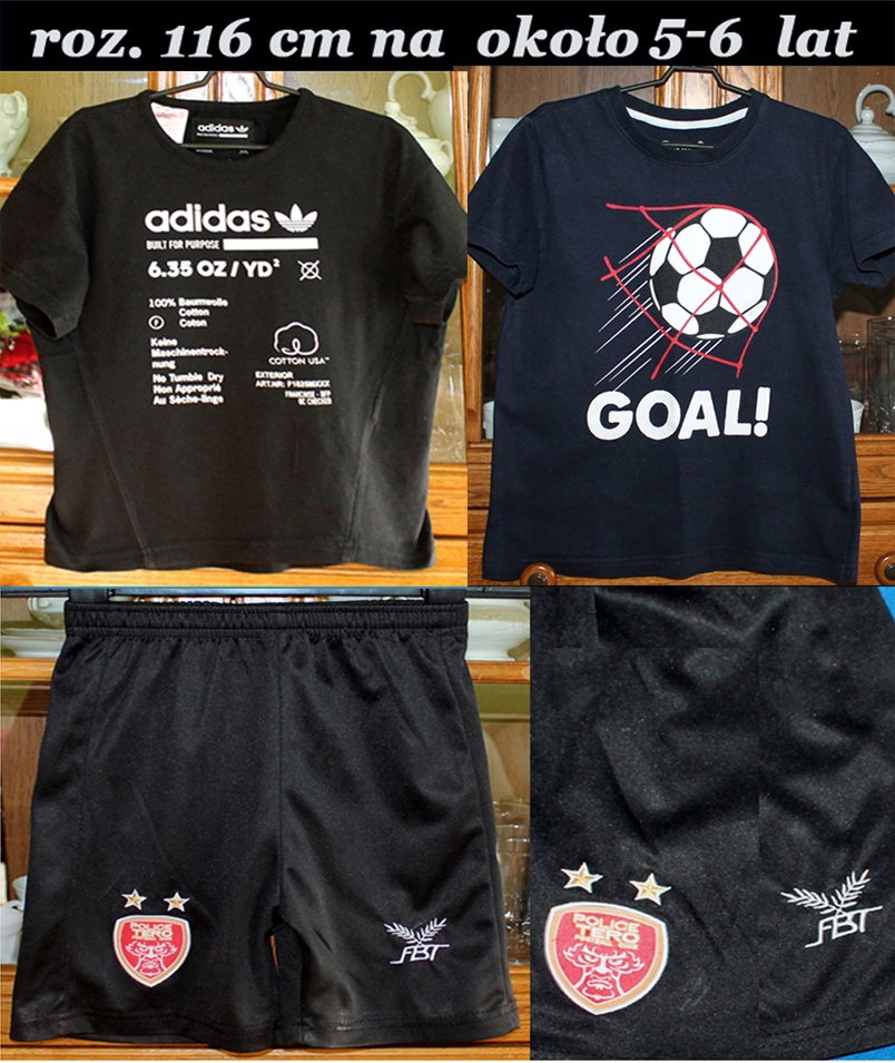 Ubranka na lato roz. 116cm