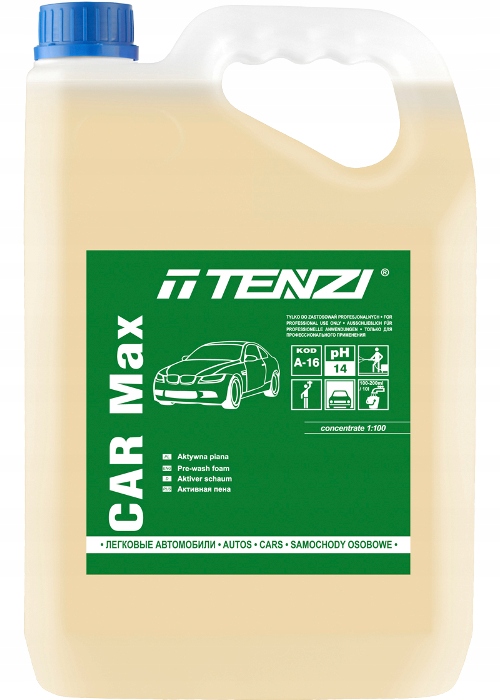 

Car Max Tenzi Aktywna Piana Do Mycia Auta 5l