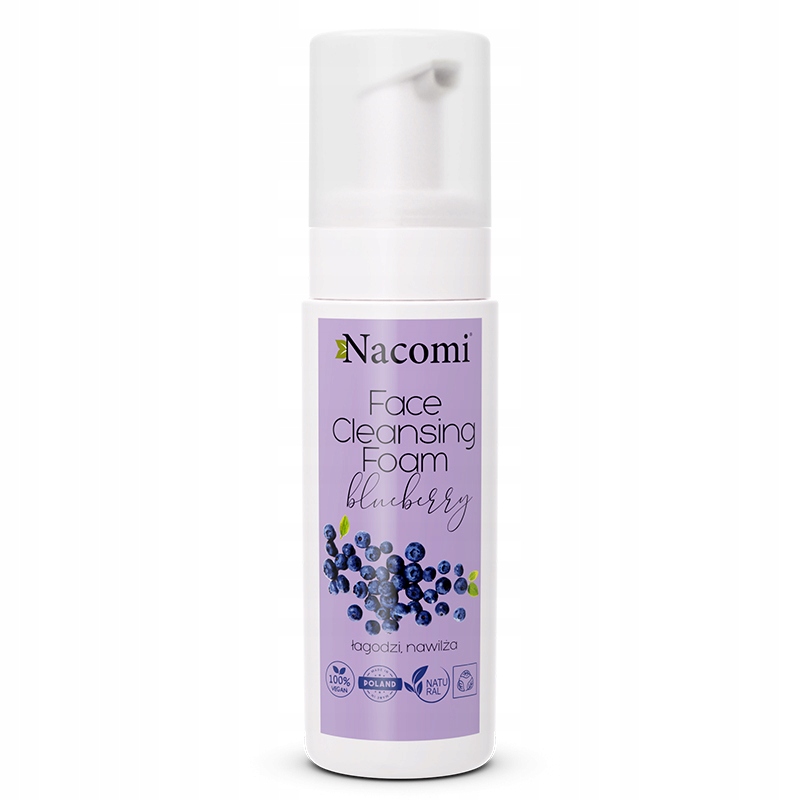 NACOMI Face pianka do twarzy Blueberry 150ml