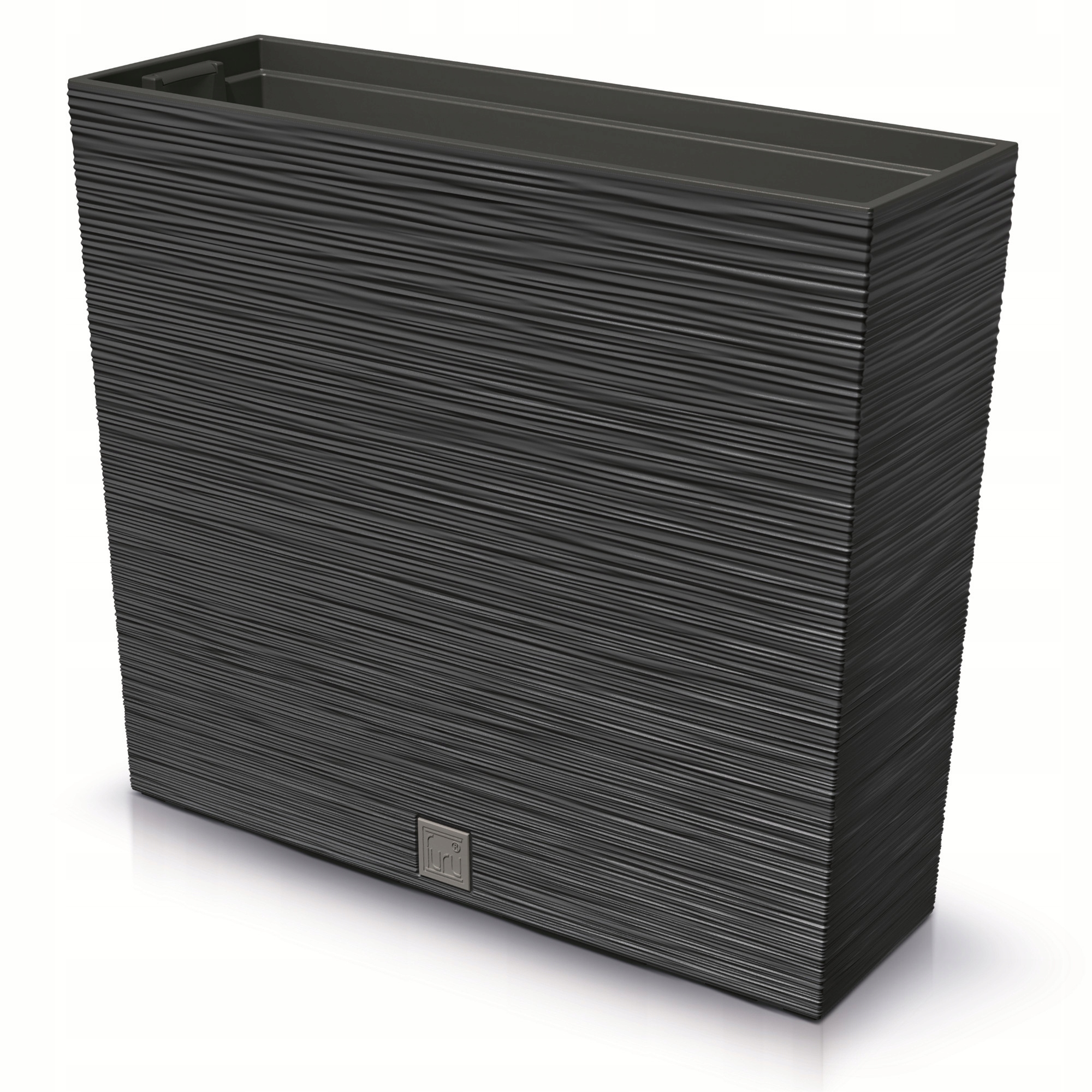 Donica wysoka skrzynka taras 58x18x49cm antracyt