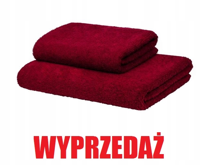 

Ręcznik frotte, 50x100, 400g bordowy
