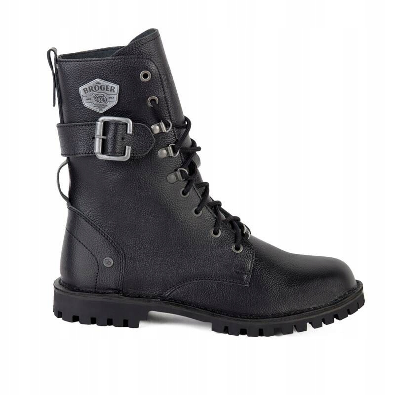 Buty Skórzane Broger Ohio Black 44 Rozmiar 44
