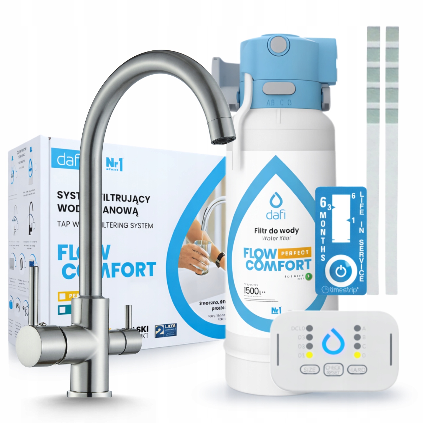 Kuchyňský Stojací Kohoutek Na Vodu A Filtr Pod Dřez Dafi Flow Comfort D-1