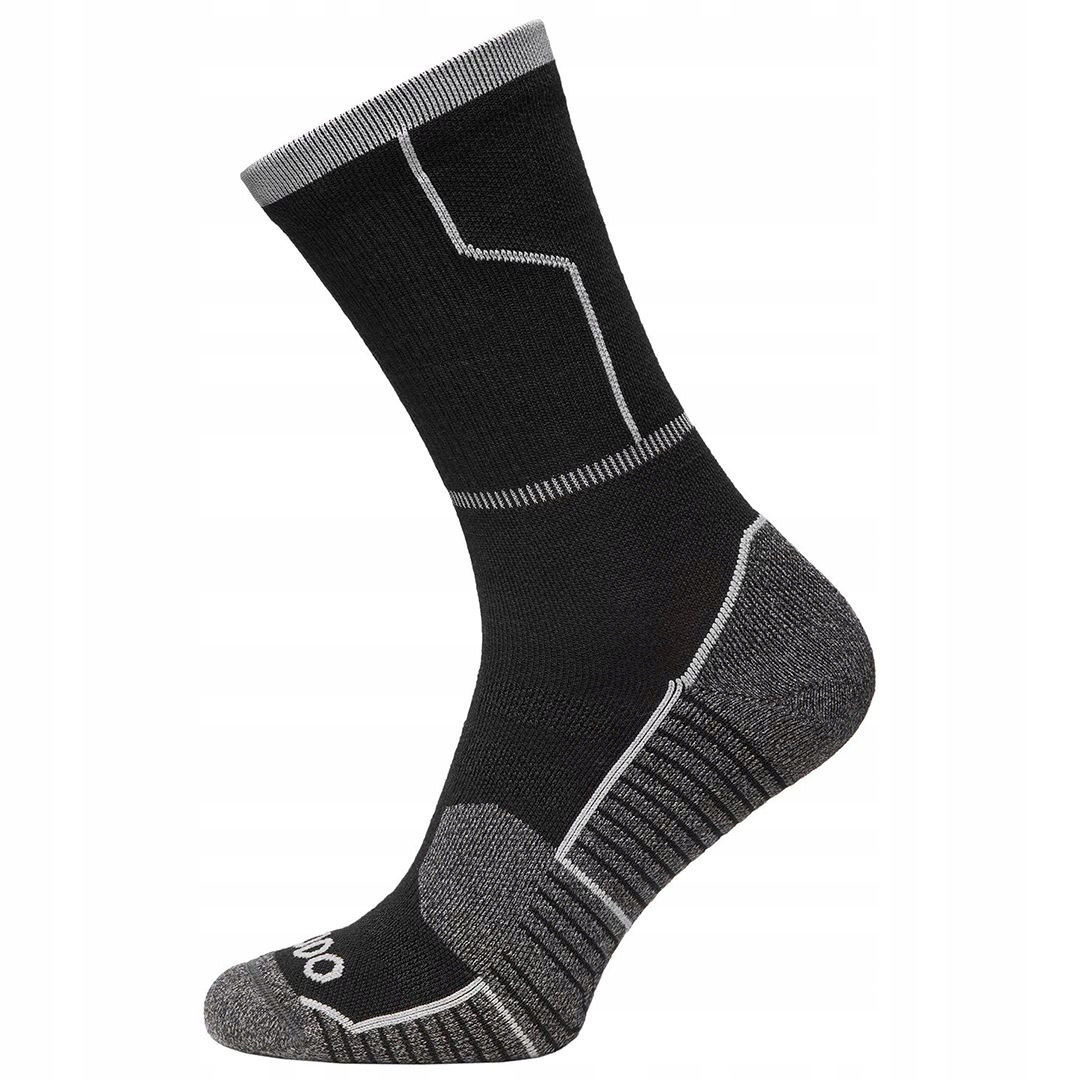 Skarpety rowerowe Todo Socks Road Cycling Merino, z odblaskiem, 35-38 black