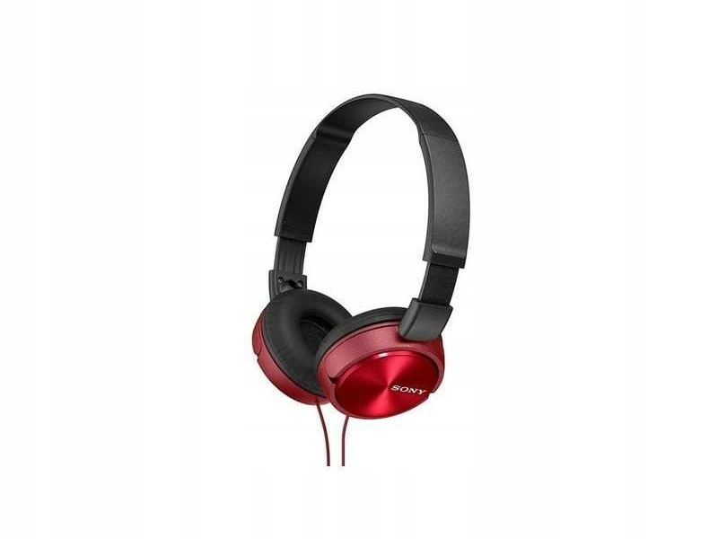 

Czarwone Słuchawki Nauszne Sony MDR-ZX310