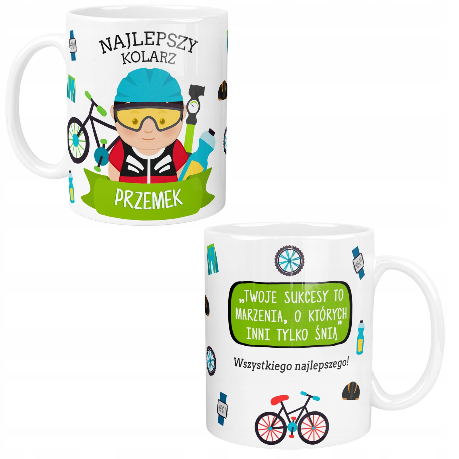 

Personalizowany Kubek dla Kolarza Rowerzysty