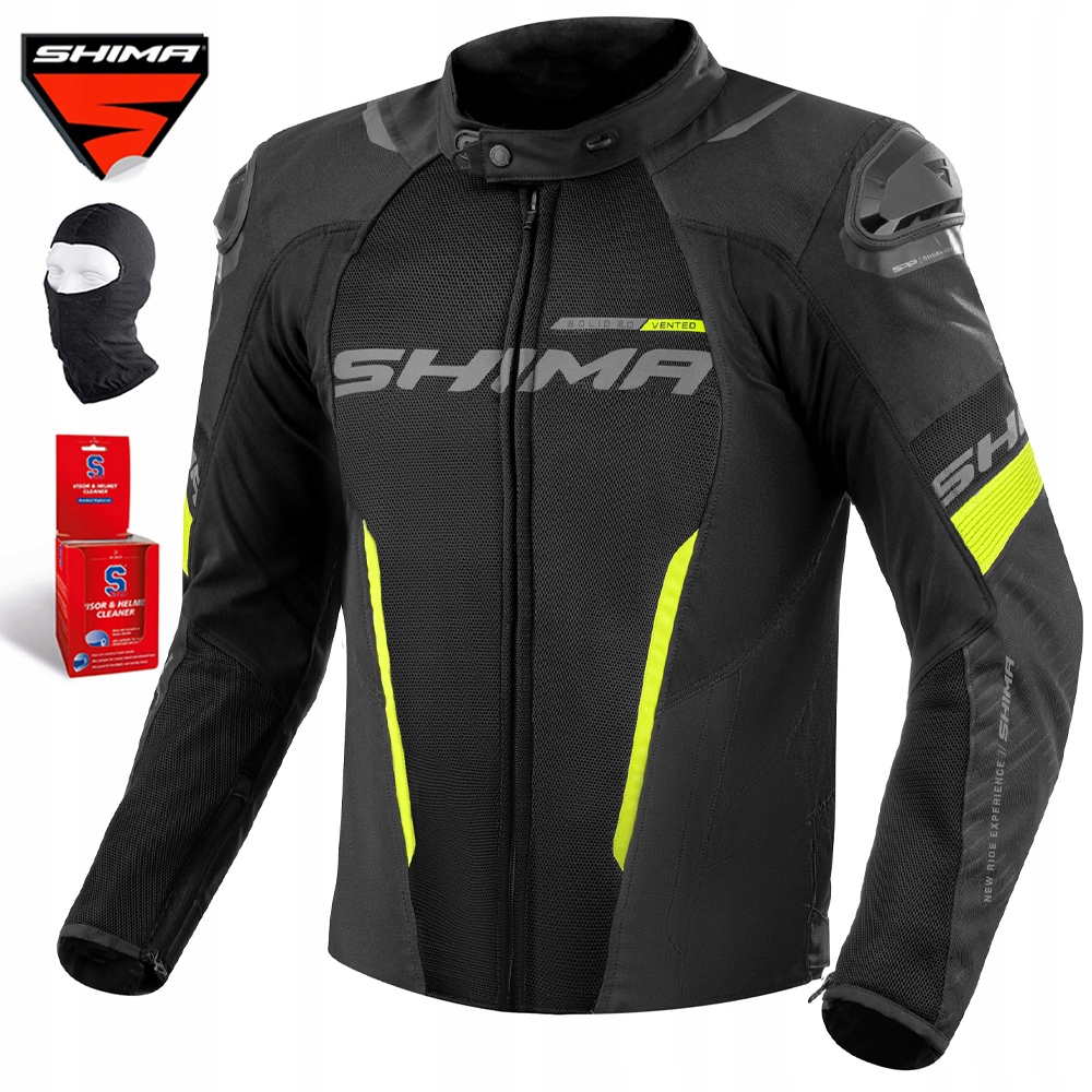 Motocyklová Bunda Shima Solid 2.0 Vented Vetraná Textilná Darčeky