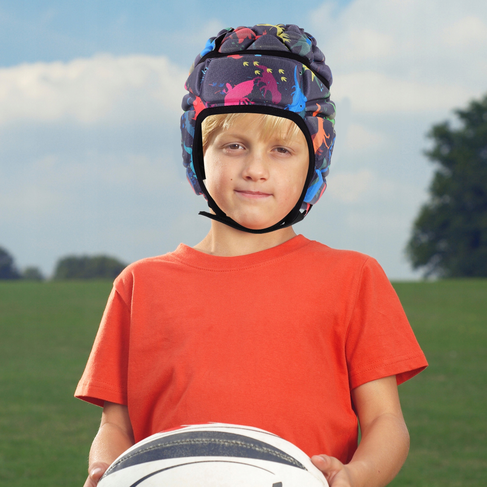 KASK ANTYKOLIZYJNY NAGŁOWIE OCHRONNE RUGBY Model 55704870