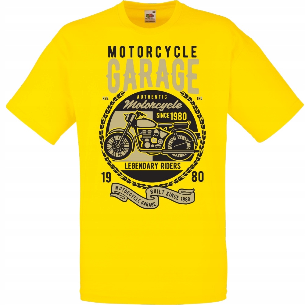 

Koszulka motocykl motor motocyklista kask L żółta