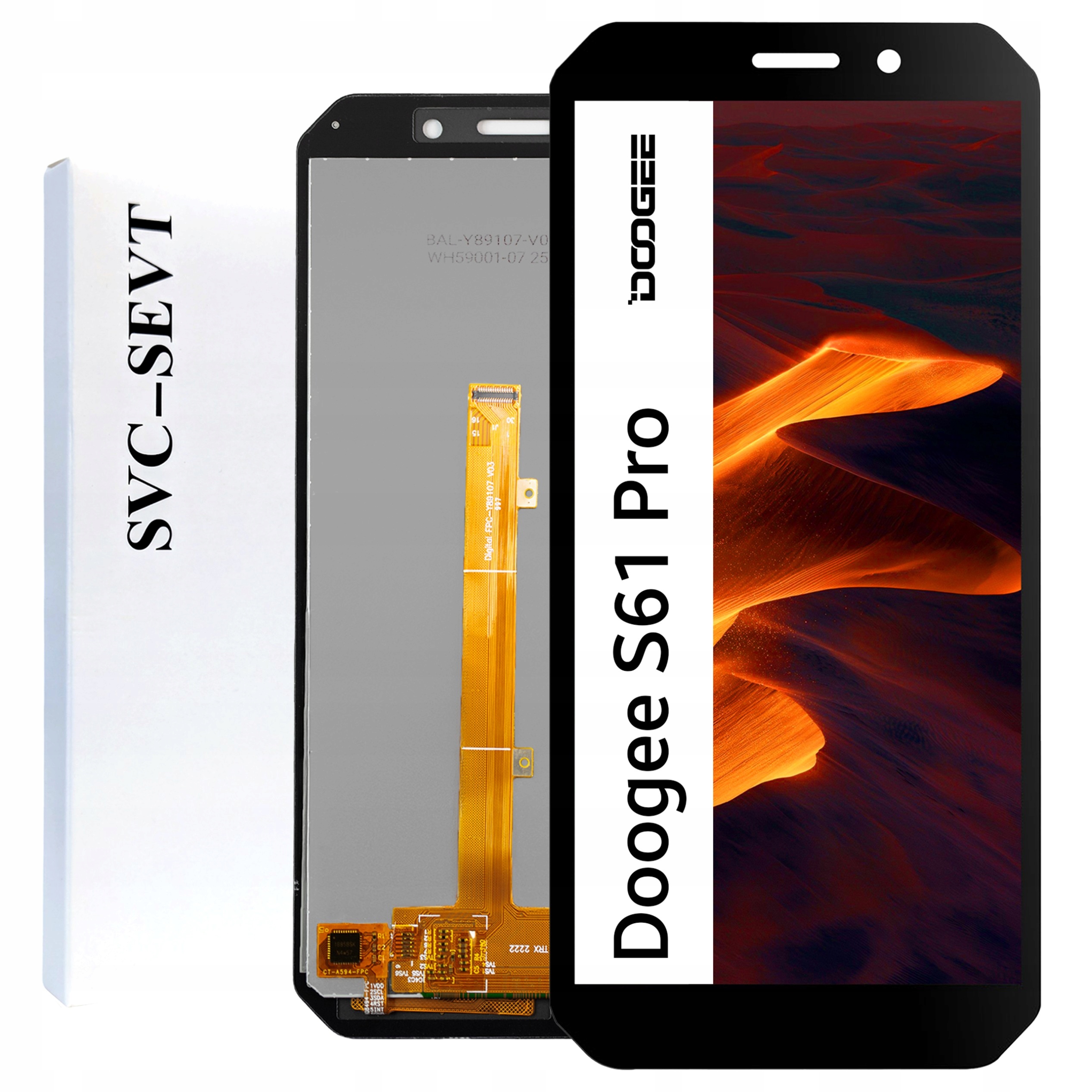 LCD pro Doogee S61 Pro Service Pack Displej Matrix Originál Zila