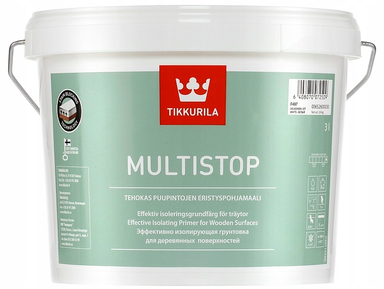 

Tikkurila Multistop Grunt Uszczelniający Drewna 3L