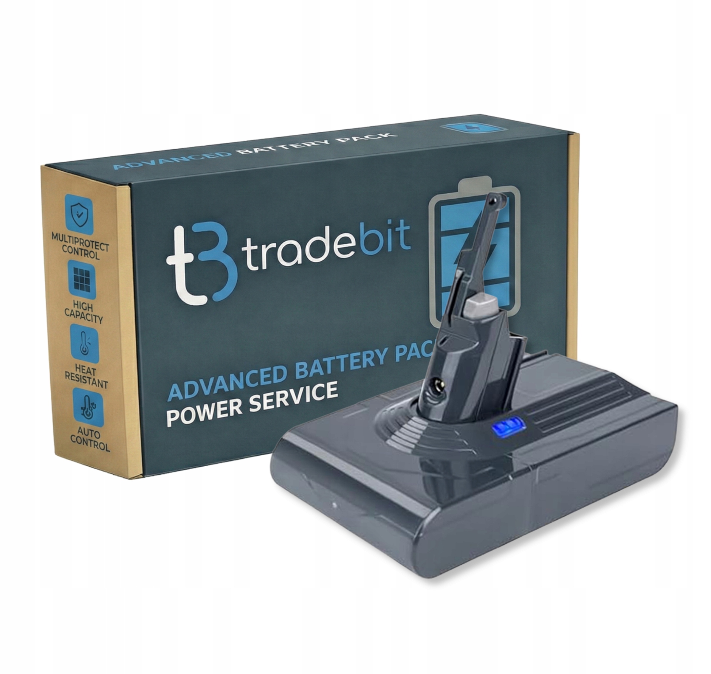 Bateria Akumulator Zasilacz do odkurzacza Dyson V8 SV10 21.6V 6000mAh