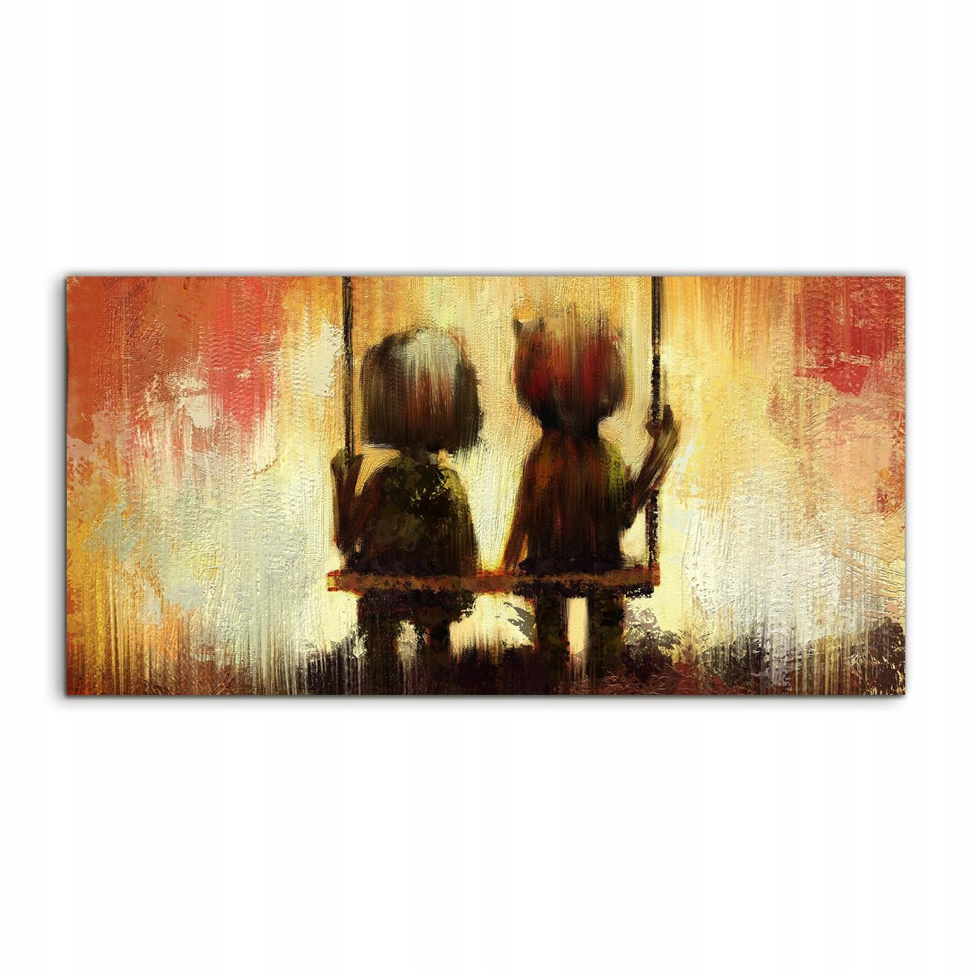 

Obraz akryl 120x60 z grafiką Huśtawka Drzewo Para