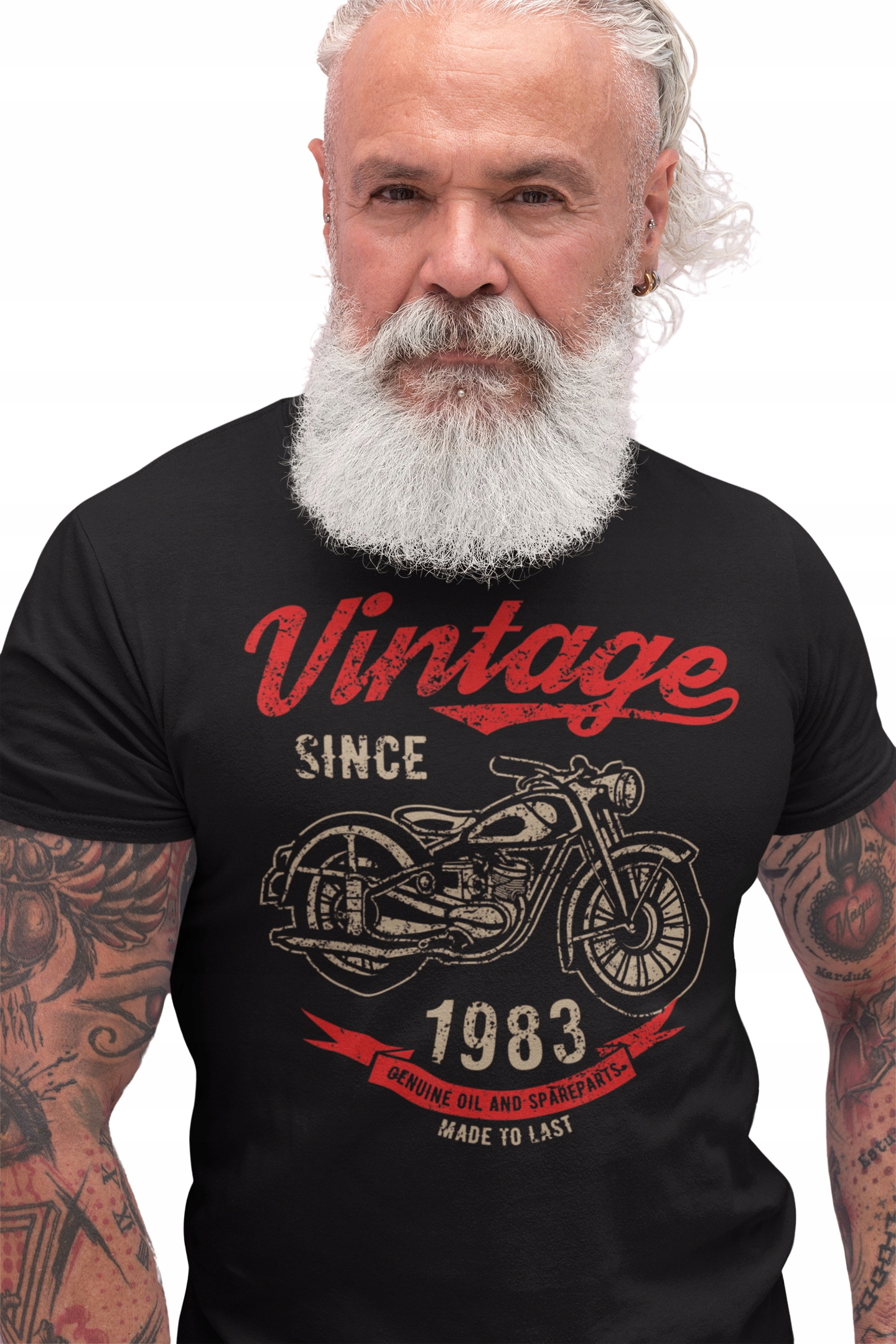 

Męska Koszulka Na 40 Urodziny Motor Vintage 1983
