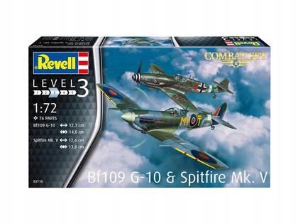 Letadlo 1:72 Me BF-109G-10 & Spitfire Mk.V /Revell