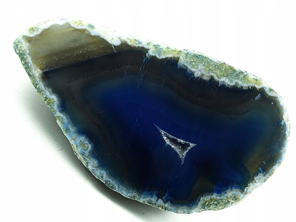 Achát Geoda Geodka Broušený Brazílie Krásný 4