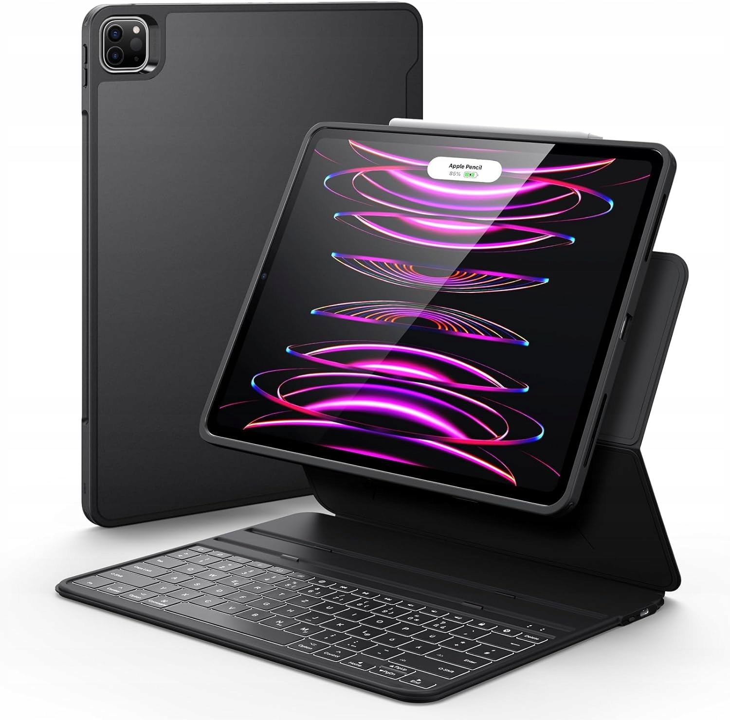 Pouzdro s klávesnicí pro iPad Pro 12.9 2022 Qwertz Esr Ascend Case Lite 6B006