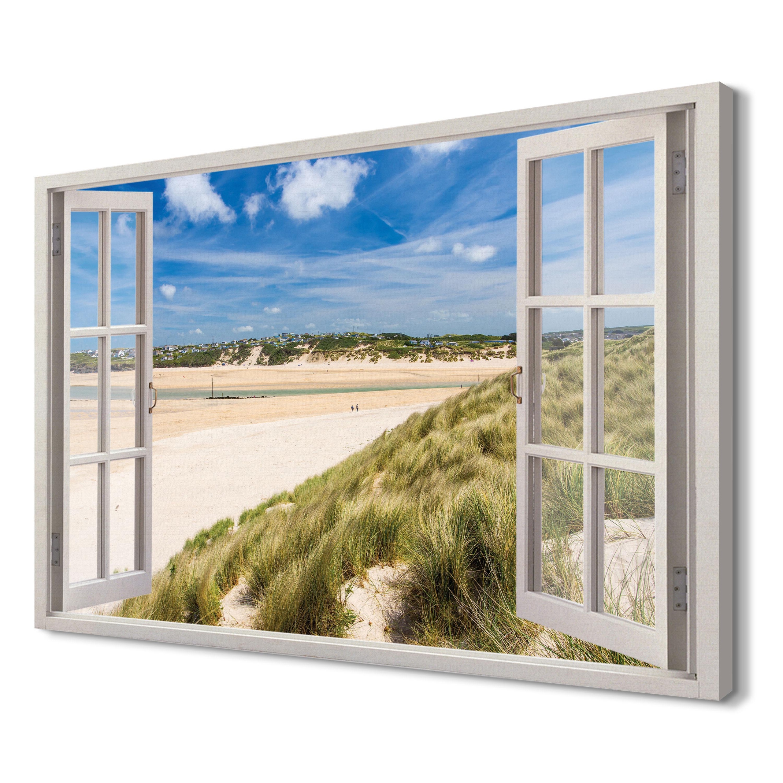 

Wydmy Plaża Obraz okno canvas 3d 120x80 do biura