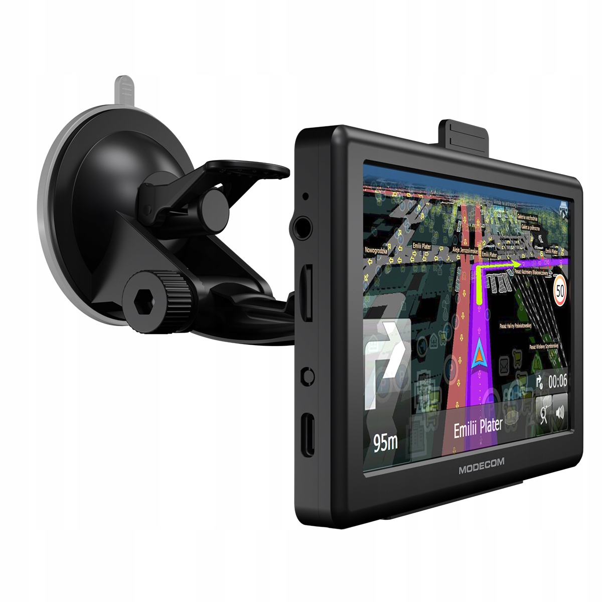 Nawigacja 5-cali MODECOM CX 5.0 dla aut Osobowych Ciężarowych Tir Bus USB-C