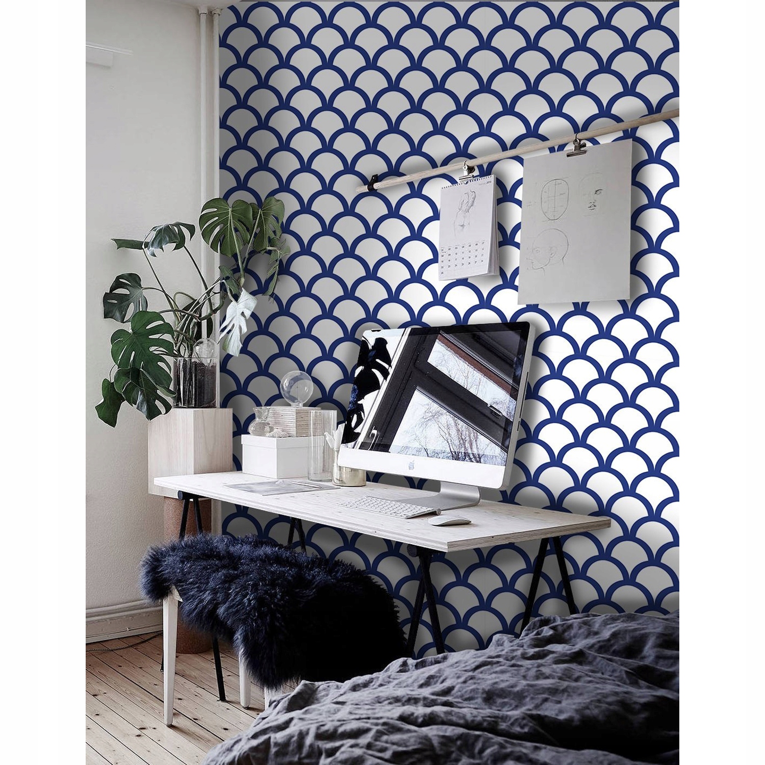 

Ścienna fototapeta flizelinowa Rybia łuska 152x104