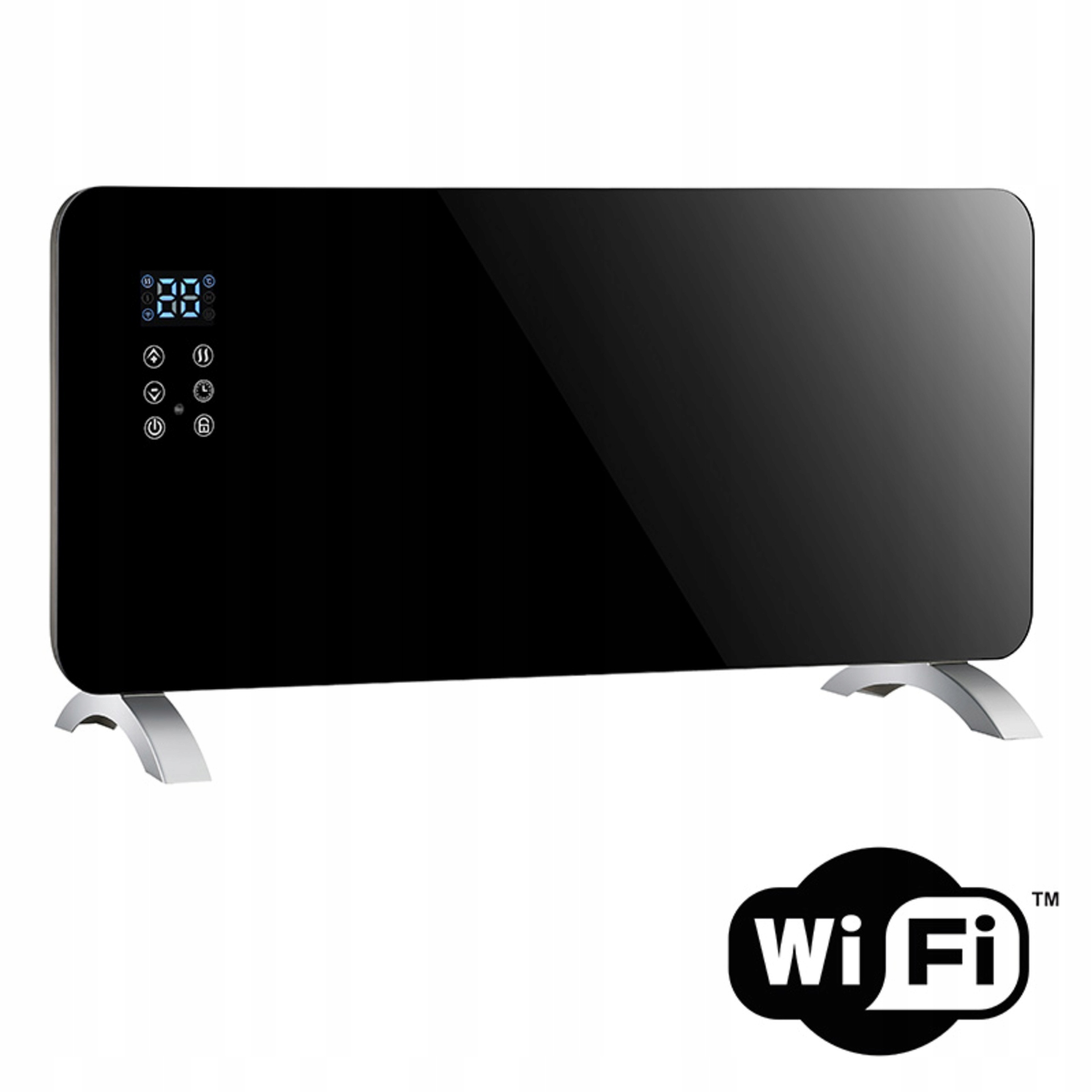 Solight KP01WIFI sklokeramický konvektor 2000W, WiFi, LCD, termostat, IP24