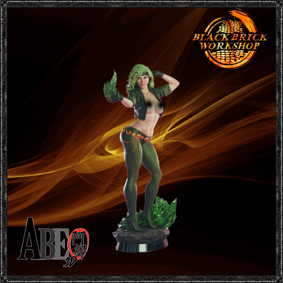 Oheň Nebarvený Abe 3D Měřítko 1/24 (75mm) (nsfw) 3D tisk