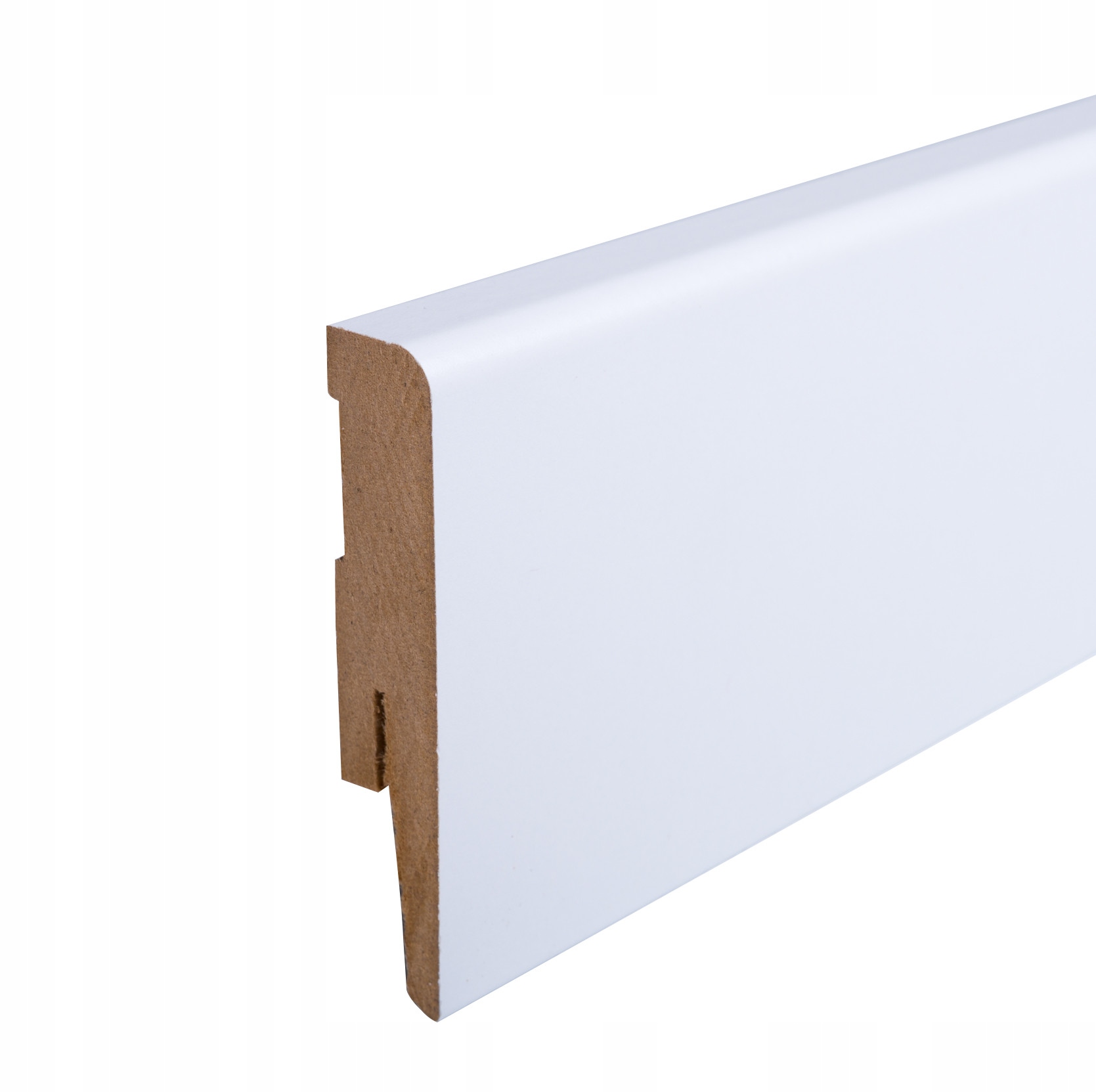 

Listwa przypodłogowa Mdf 8cm Biała Ral 9003 2mb