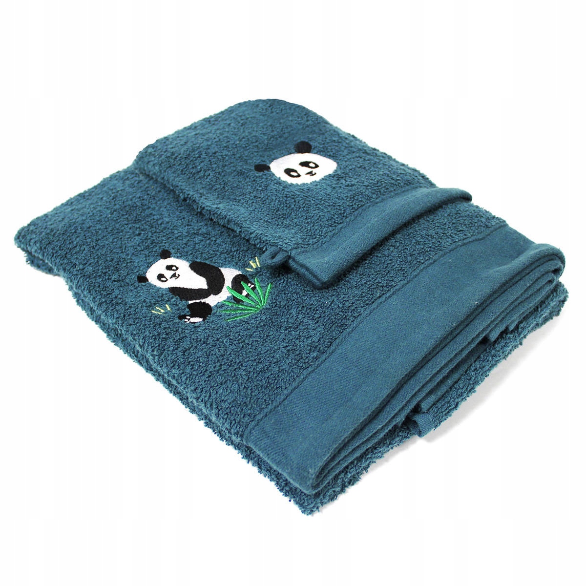 

Ręcznik Kąpielowy niebieski 70x130 Rękawica Panda