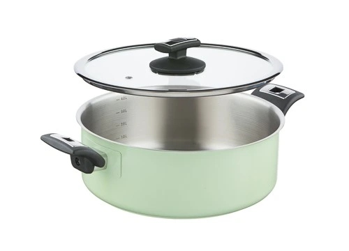 Rajnica s pokrievkou Kolimax Comfort Green 26 cm, 4,5 l