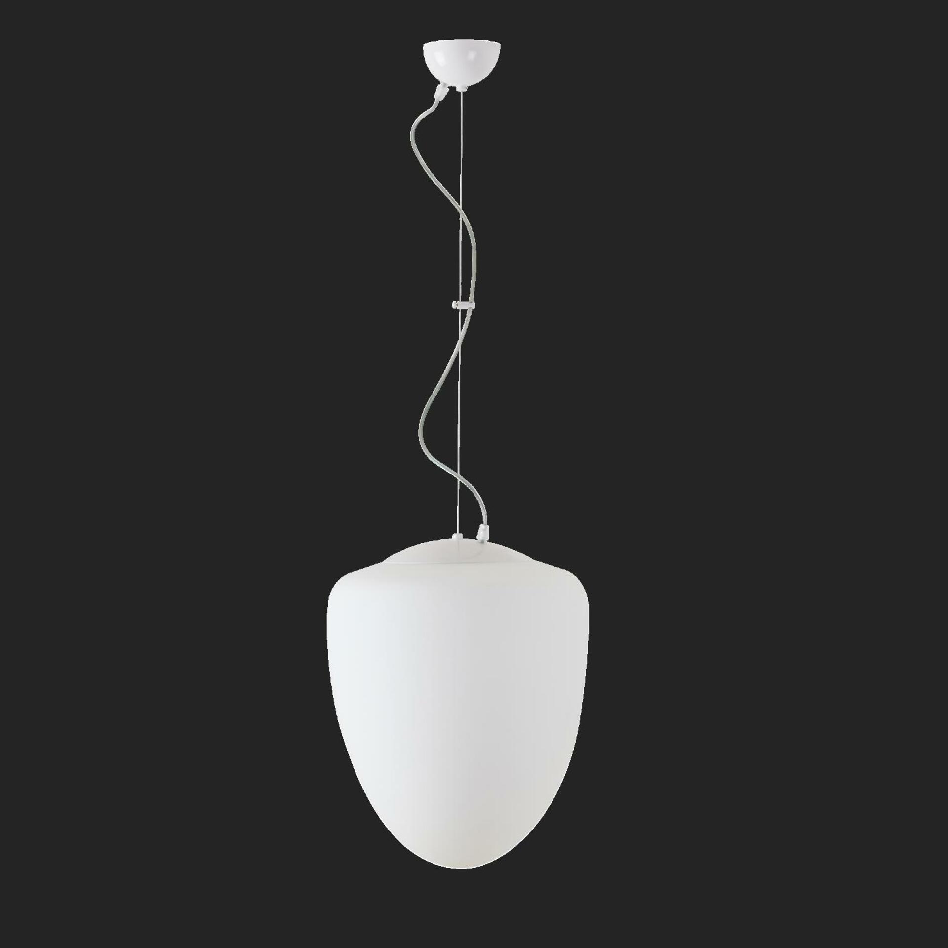 Osmont 60422 Astra L závesné sklenené svietidlo biela IP40 3000 K 27W Led Dal