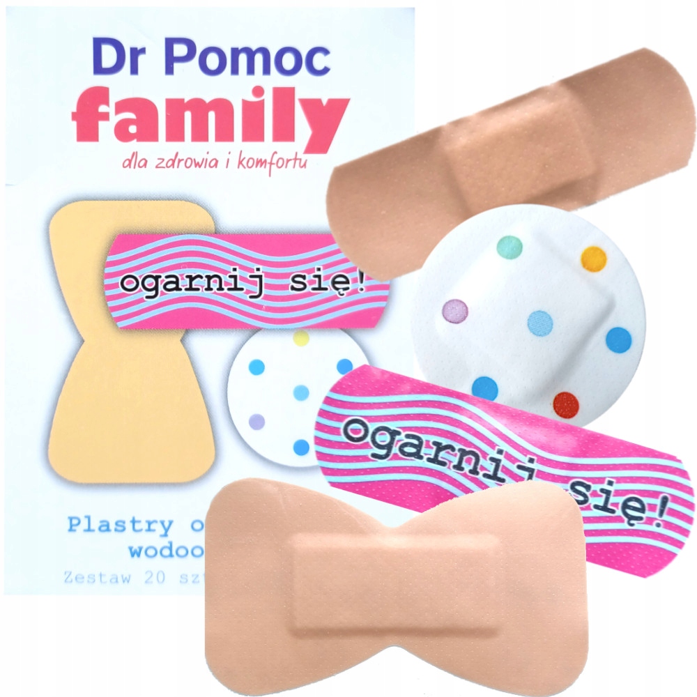 

Dr Pomoc Plastry Opatrunkowe Family Wodoodporne 20