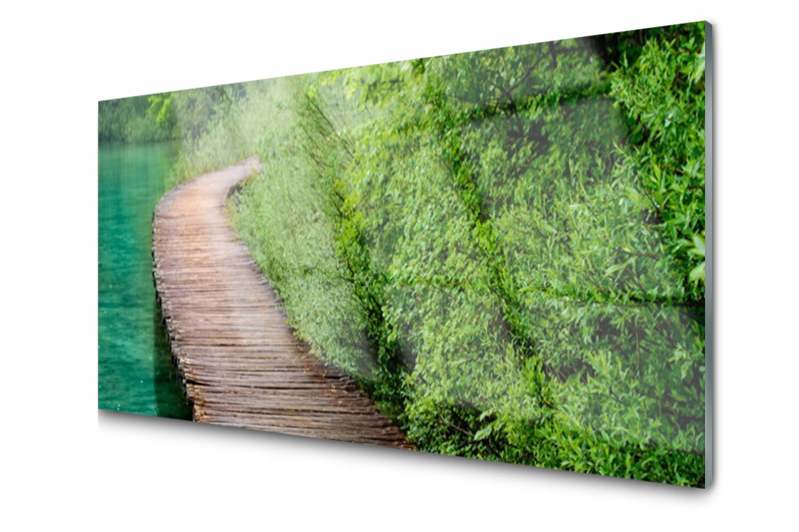 

Panel szklany Płytka Dekor Most Drzewa 100x50