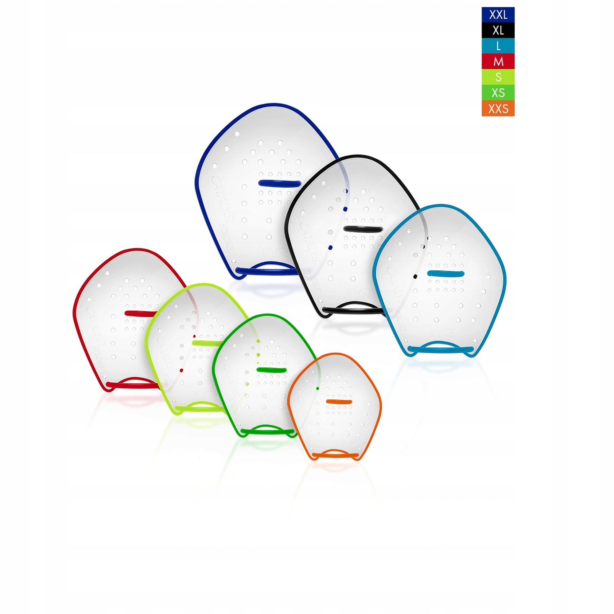 Tyr Wiosełka pływackie łapki treningowe na basen Catalyst rozmiar L