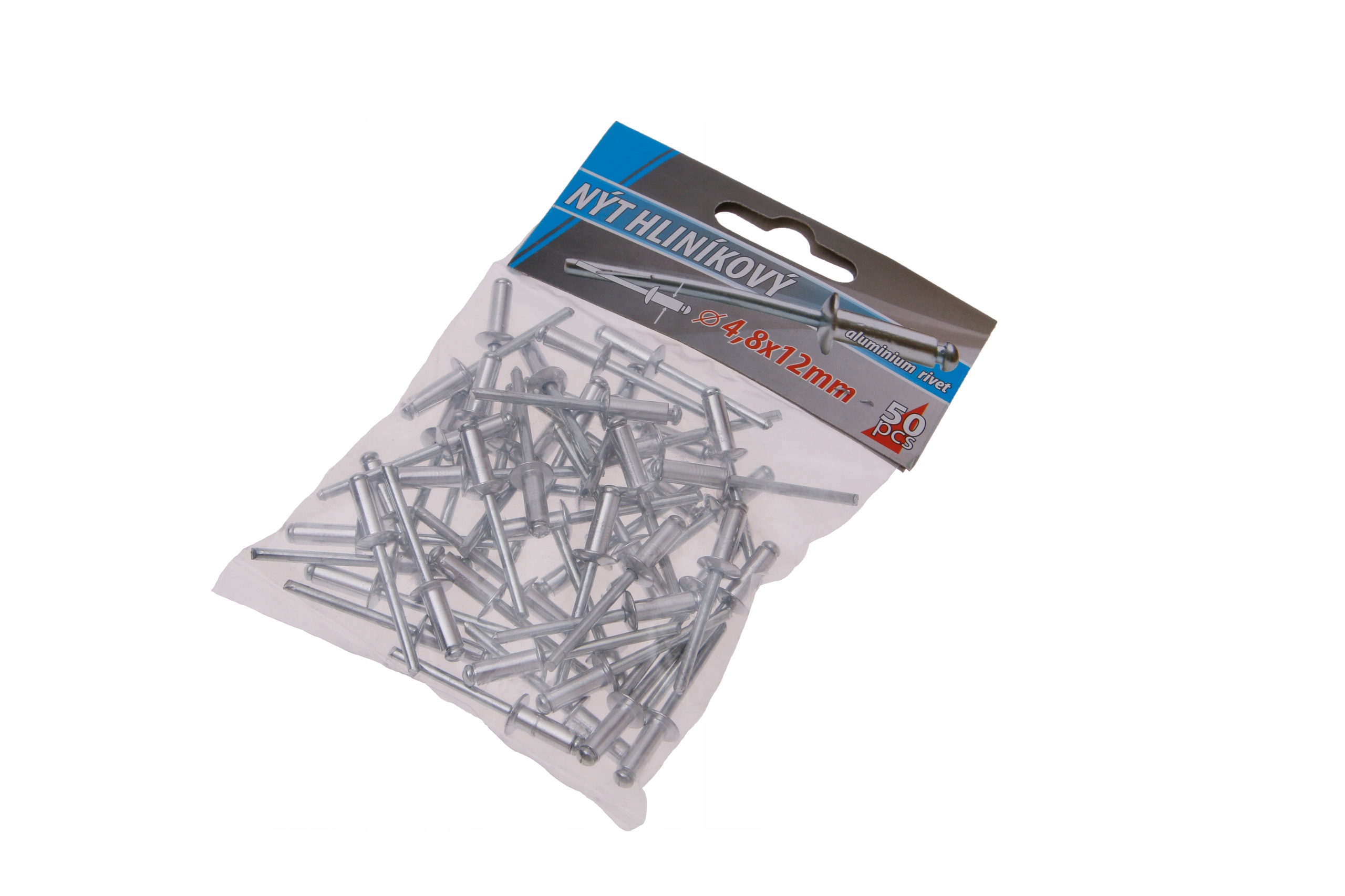 

Nity Aluminiowe zrywalne do nitownicy 4,8x12mm 50s