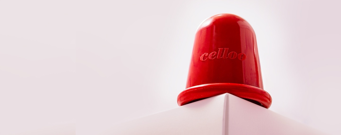 CELLOO BAŃKA ANTYCELLULITOWA do masażu ciała NA CELLULIT WYGŁADZA UJĘDRNIA Opakowanie kartonik