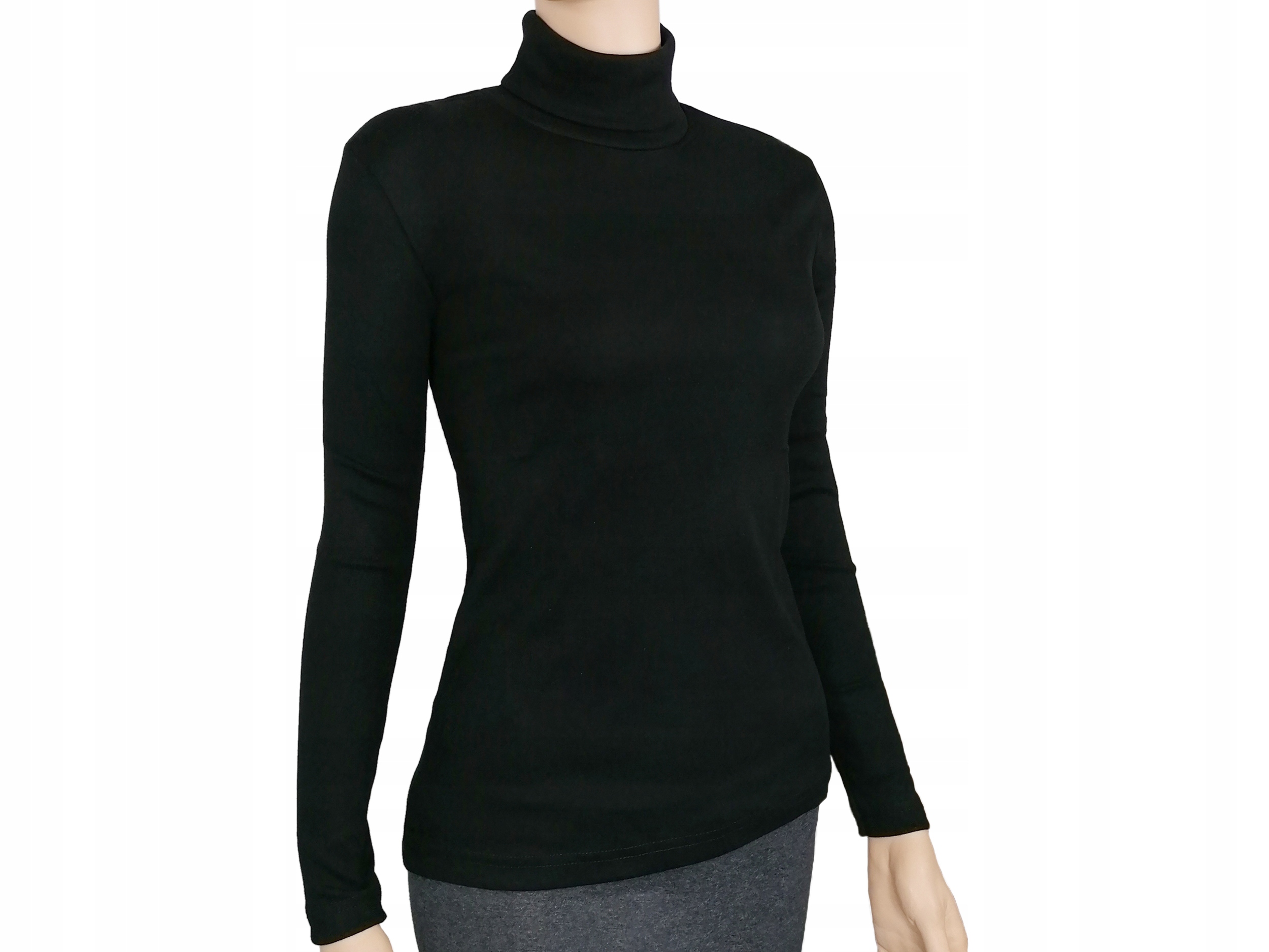 GOLF Bluzka TAI-PAN bawełna długi rękaw CZARNY, M