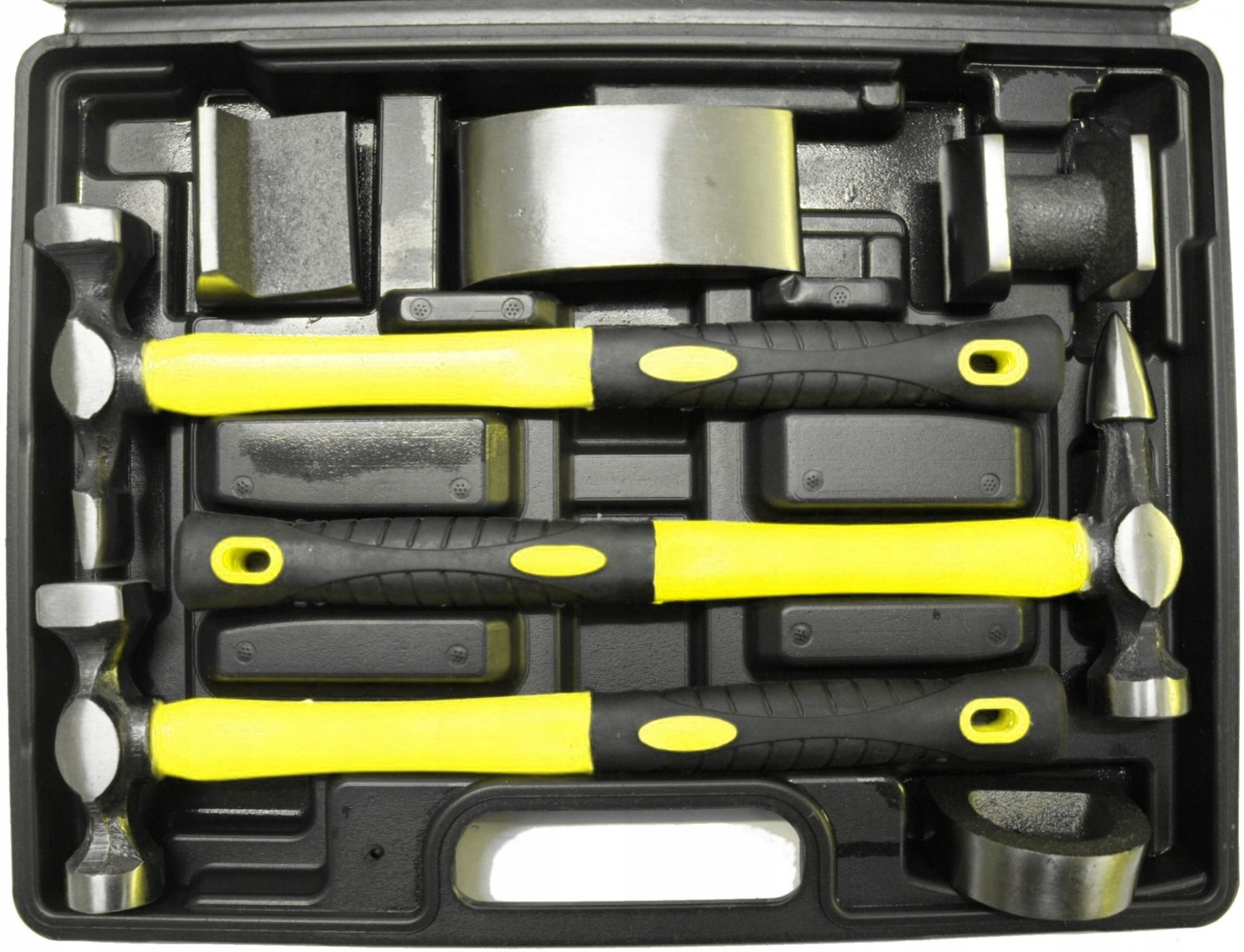 NARZĘDZIA BLACHARSKIE MŁOTKI KOWADEŁKA ZESTAW 7 el