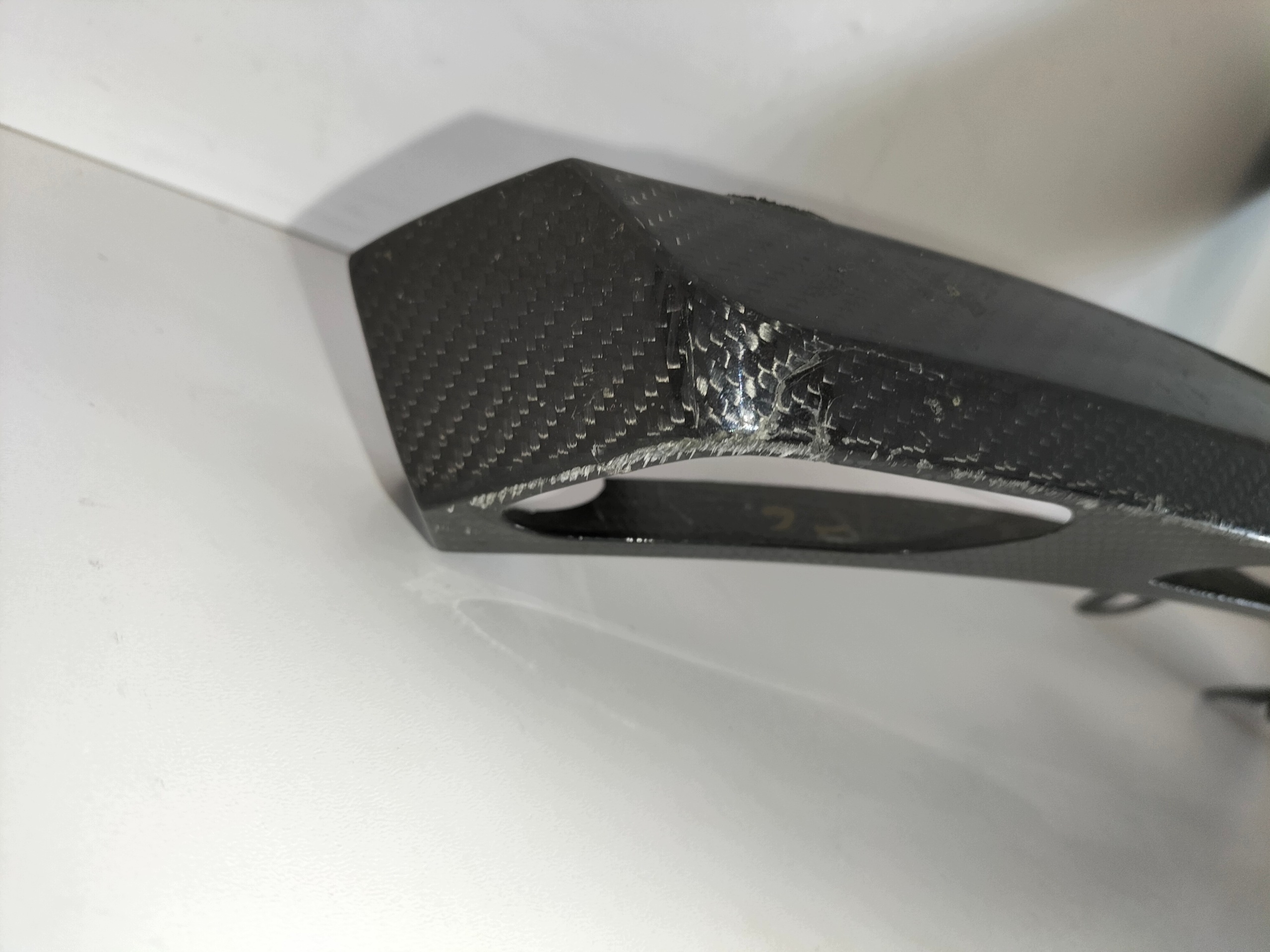 Couverture Accessoires Pare choc Avant Gauche carbon BMW M2 G87 21- M PERFORMANCE